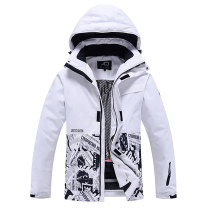 Outdoor Sports Ski Jackets for Man Women Thicken Windproof Waterproof Winter Snow Coats Snowboarding Warm Breathable Jackets