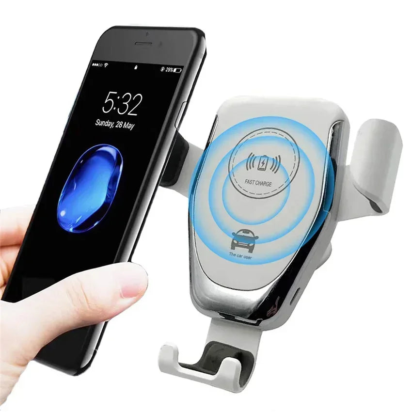 30W Wireless Chargers Fast Car For iPhone 15 14 13 12 11 Pro XS Max XR Samsung Xiaomi Wireless Charging Phone Car Holder Charger