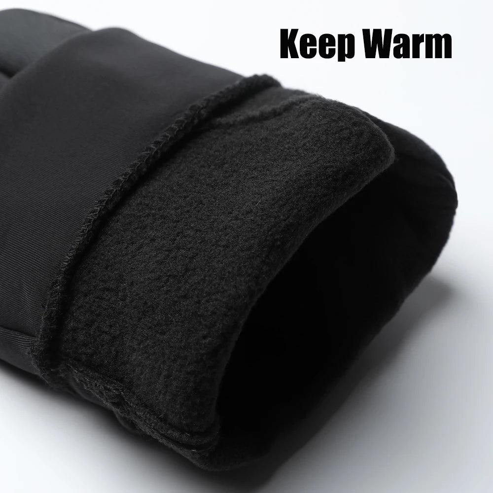 Unisex Winter Touchscreen Gloves Windproof Warm Skiing Outdoor Sports Cycling Fishing Running Snowboarding Anti-Freeze Gloves