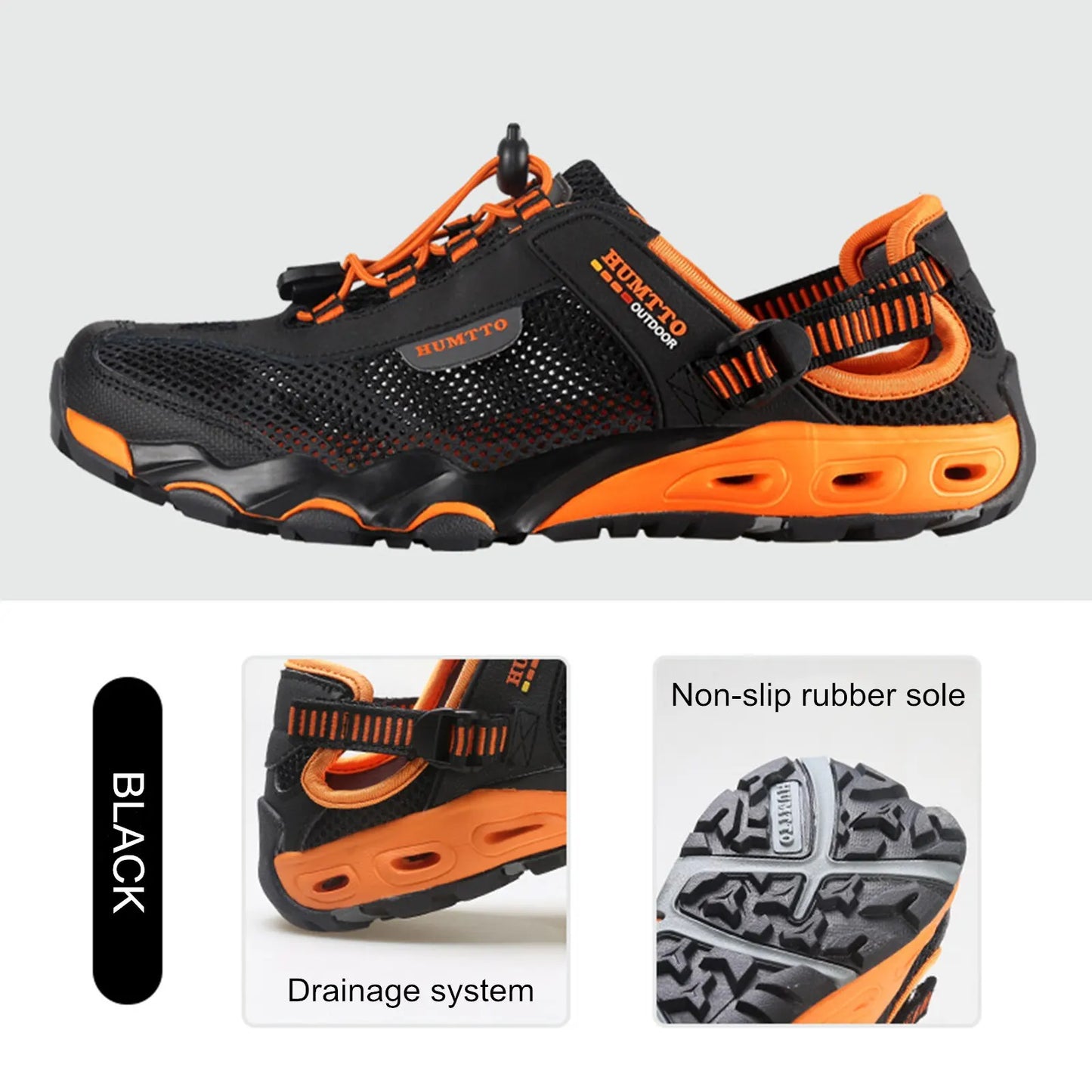 Men’s Wading Hiking Shoes – Breathable, Quick-Dry Outdoor Barefoot Sneakers for Trekking, Beach & Water Sports