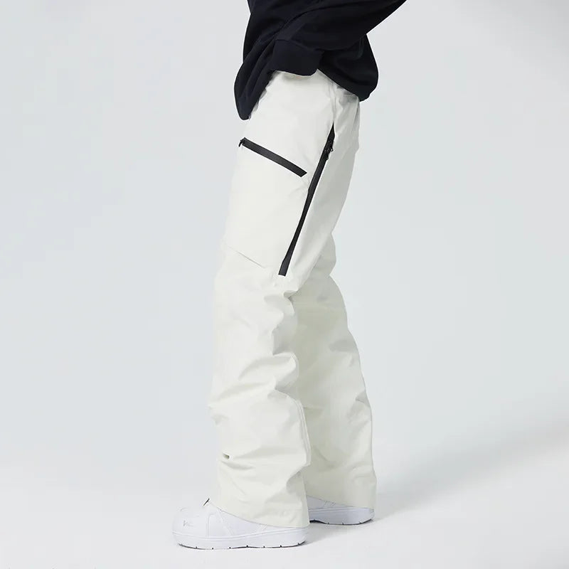 2025 Winter Women Ski Pants Snowfield Windproof Snowboard Sport Trousers Warm Man Loose Overalls New Pro Waterproof Skiing Pants