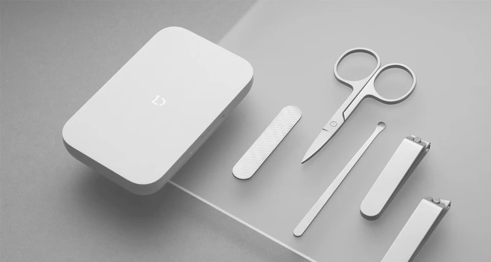 New Original Xiaomi Mijia Manicure Nail Clippers Pedicure Set Portable Travel Hygiene Kit Stainless Steel Nail Cutter Tool Set