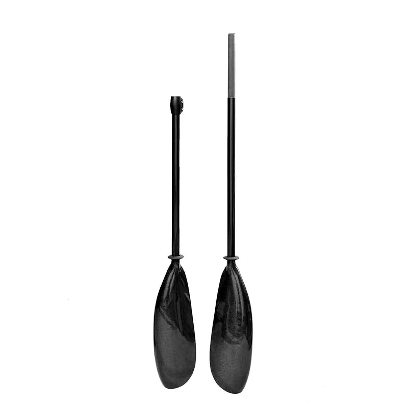 2 sections 100% Carbon Fiber Kayak Paddle Carbon Spoon-type Blade Ultra Light Carbon Wing Paddle for Boat Surfing Kayaking