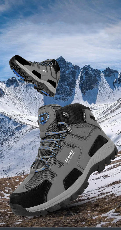 Couple Hiking Shoes Men Mountain Climbing Trekking Boots Women  Non-slip Outdoor Work Ankle Boot