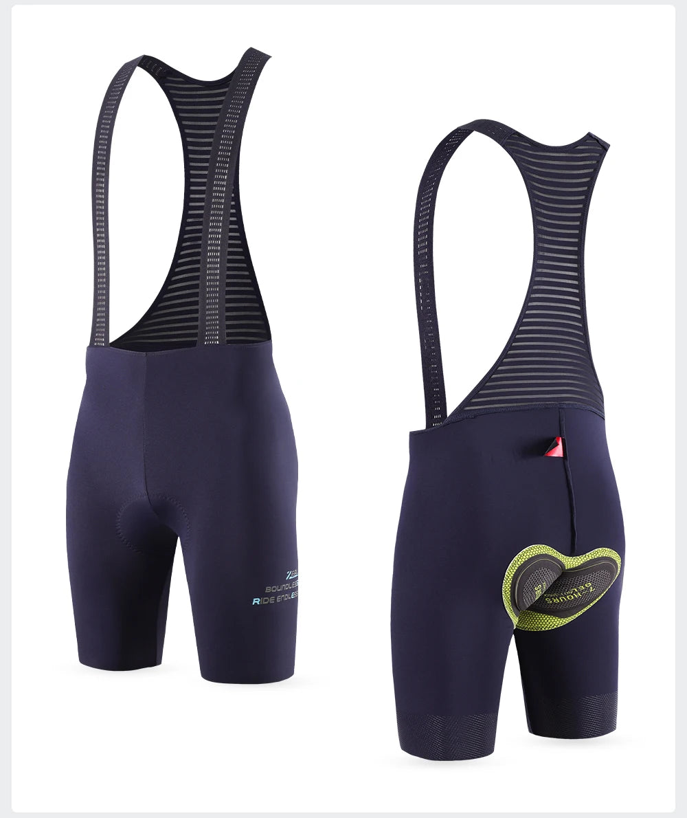 Men's Cycling Bib Shorts Seamless Outdoor Wear Bike Ride 7 Hours Padded Pro Team Riding Bib Tights Breathable MTB Cycling Shorts