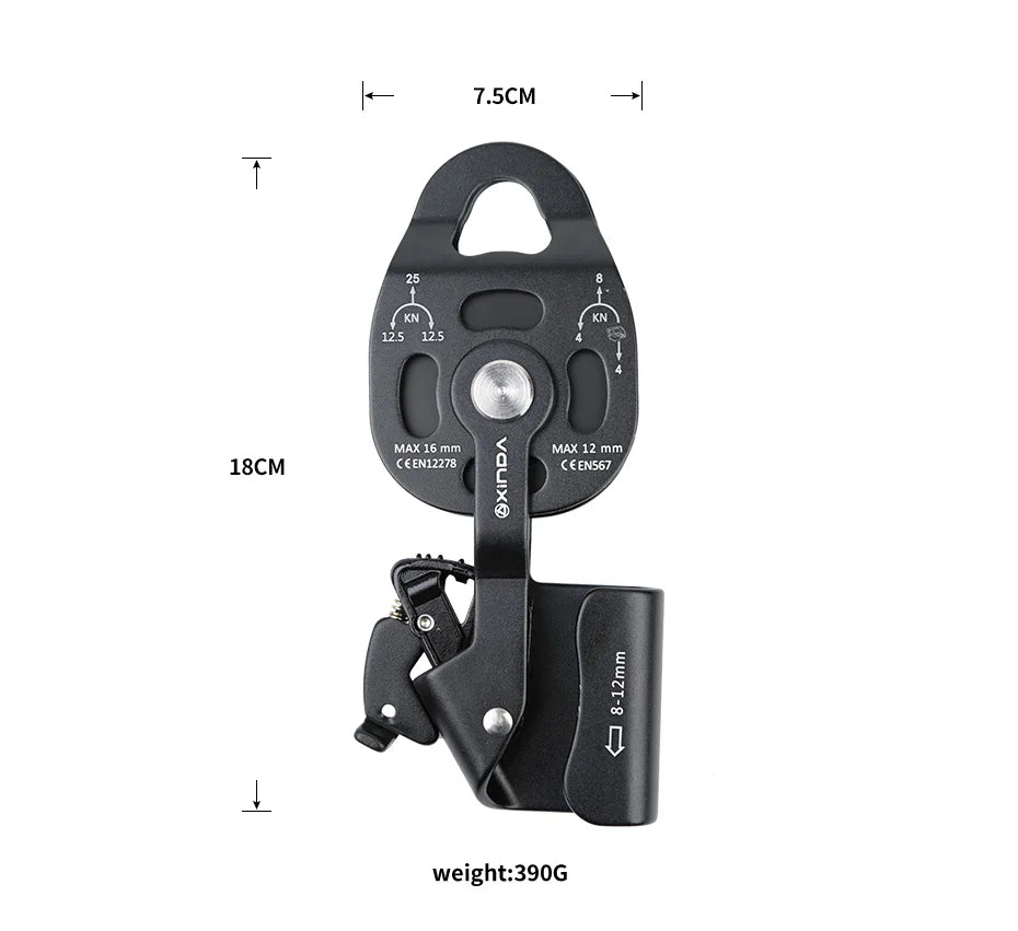 XINDA Quality Professional Lift Weight Pulley Device Rescue Survive Gear outdoor rock climb high altitude Heavy transport