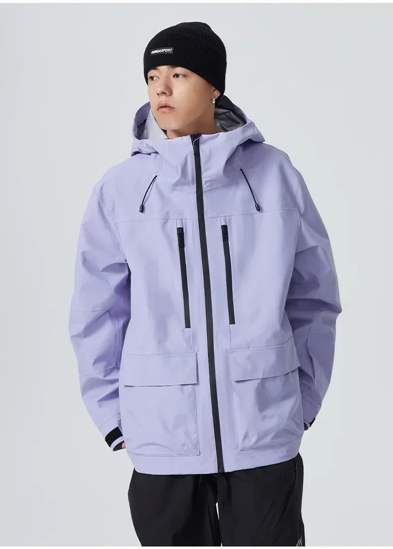 Outdoor Winter Skiing Jacket 2025 Man Snowfield Sport Tops Couple Ski Cold Coat Pro Warm Waterproof Woman Snow Tracksuit Clothes
