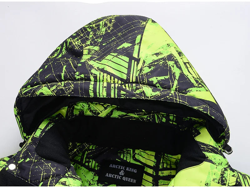 New Men's Snowboarding Ski Jacket Winter Outdoor Warm Windproof Waterproof Breathable Ski Clothes Male Skiing Ski Coat