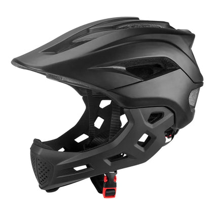 2 in 1 Kids Full Face Bike Helmet | Skateboard Helmet with Detachable Chin Guard Kids Full Face Bike Helmet