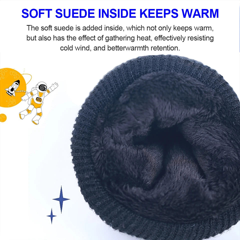 KoKossi Winter Children Ski Gloves Keep Finger Warm Thicken Waterproof Snowboard Snow Kids Gloves For Boys Girls Windproof