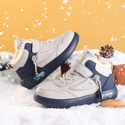 Children Snow Boots Winter Warm Casual Sneaker Boys Kids Shoes Outdoor Walking Shoes Non-slip Girls Sports Tennis Footwear New