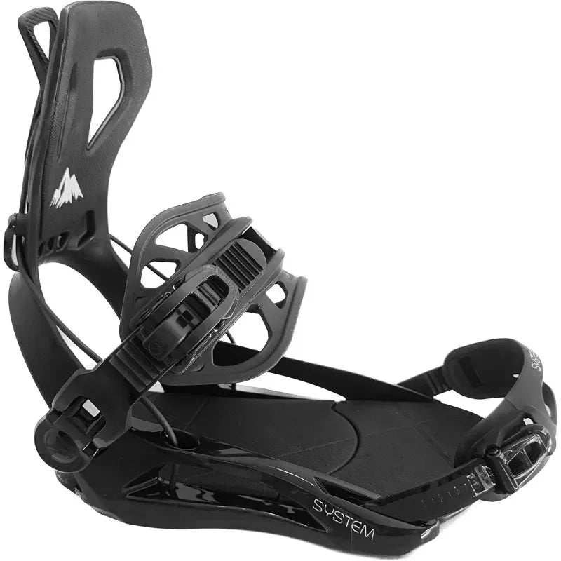 System Ultra Men's Rear Entry Step in Style Snowboard Bindings 2025,Medium