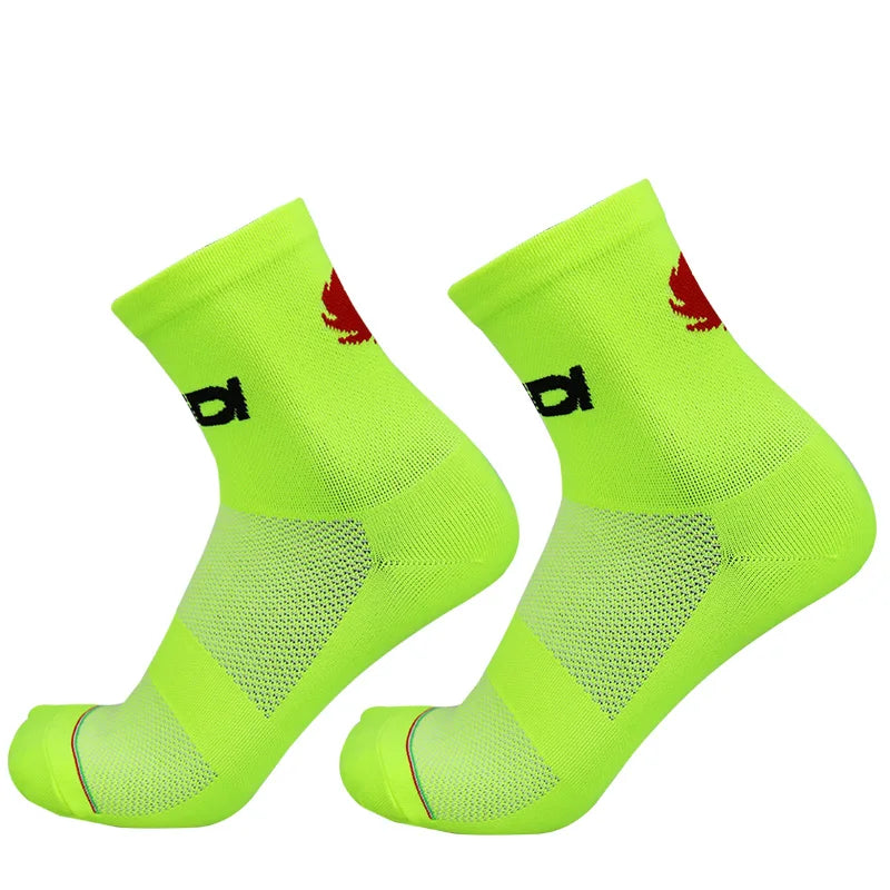 Pro Breathable Racing Bike Socks Outdoor Sports Men and Women Road Cycling Socks calcetines ciclismo hombre