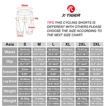X-TIGER Cycling Shorts Women's Bicycle Shorts Competitive Sponge Padded 7h MTB Bike Shorts With Side Pockets Summer Bib Tights