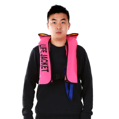 Manual Inflatable Life Jacket Adult Life Vest Water Sports Swimming Fishing Survival Jacket