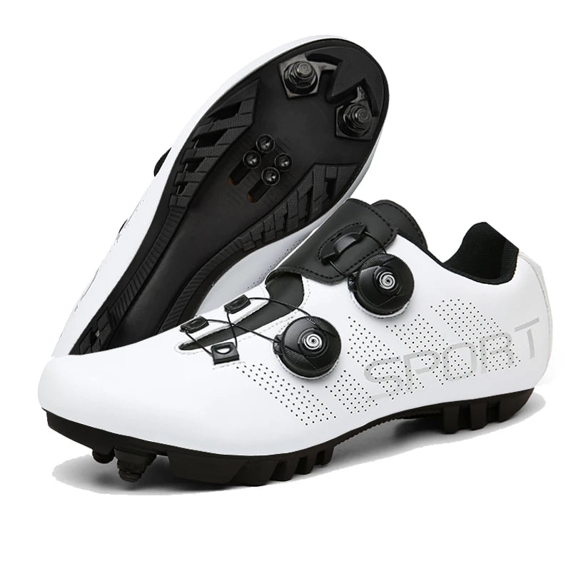 Cycling Shoes for Men Women Compatible with Peloton Bike Pre-Installed with Look Delta Cleats Outdoor Road Biking