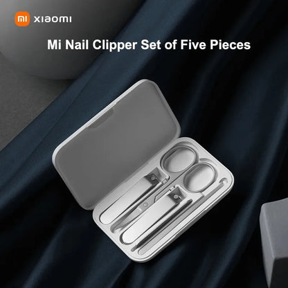 New Original Xiaomi Mijia Manicure Nail Clippers Pedicure Set Portable Travel Hygiene Kit Stainless Steel Nail Cutter Tool Set