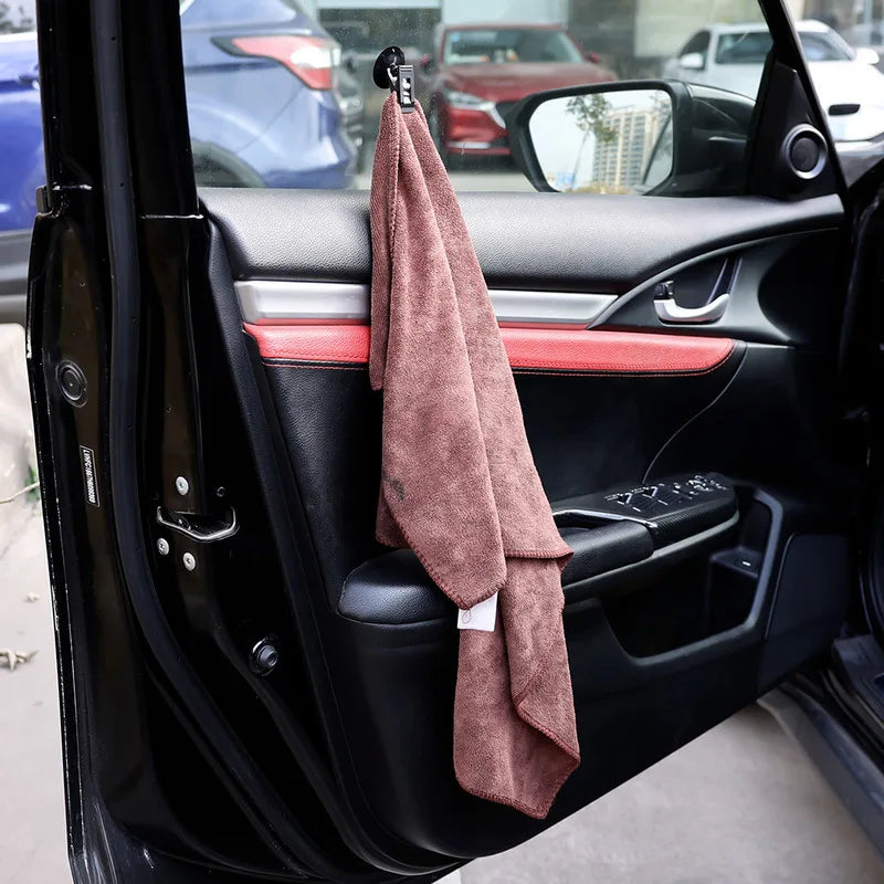 1-2 Pair Car Interior Window Clip Mount Black Suction Cap Clip Plastic Sucker Removable Holder For Sunshade Curtain Towel Ticket