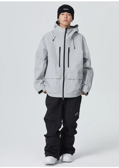 Outdoor Winter Skiing Jacket 2025 Man Snowfield Sport Tops Couple Ski Cold Coat Pro Warm Waterproof Woman Snow Tracksuit Clothes