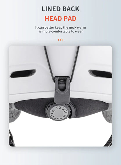 Seeker Winter Ski Helmet One-piece Adult Children Universal Snow Helmet Skating Ski Snowboard Outdoor Sports Safety Helmets