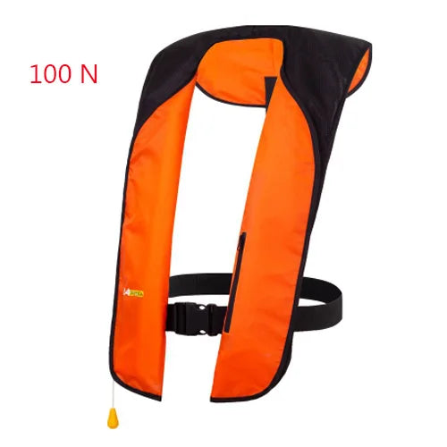 Professional Fishing Vest Self Inflatable Life Jacket Manual Vest Adult 150N 100N Auto Water Sports Rafting Boating Accessories