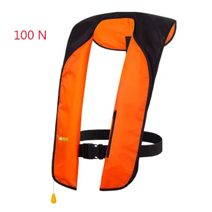 Professional Fishing Vest Self Inflatable Life Jacket Manual Vest Adult 150N 100N Auto Water Sports Rafting Boating Accessories