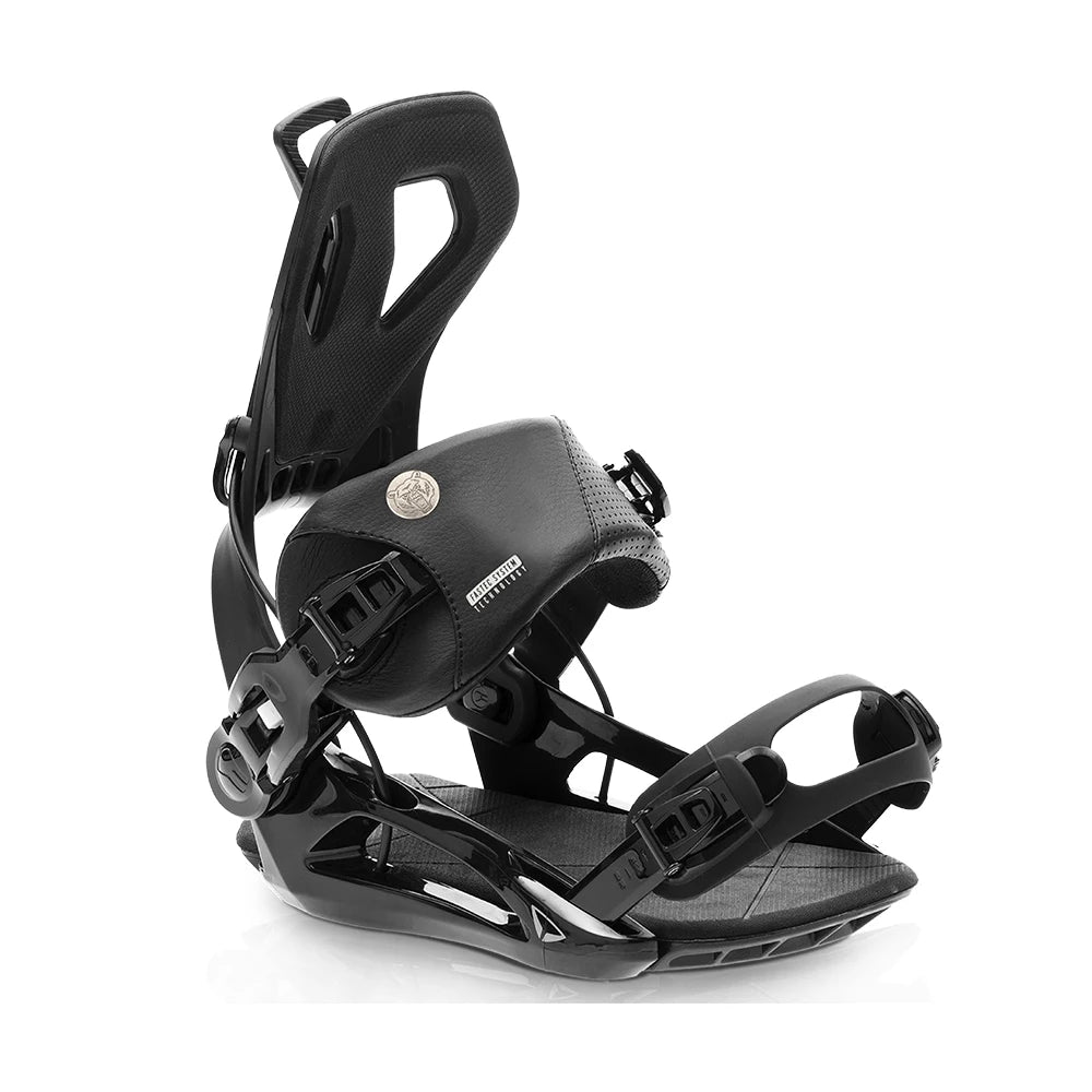 TERROR FS630 Step-In Snowboard Bindings Men Women 3D Highback EVA Shock Absorption Freestyle All-Mountain Quick Entry