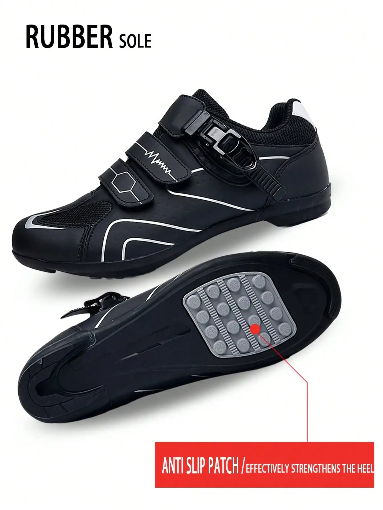 Cycling Shoes Rubber Soled Women's Bike Shoes Rubber Sole Offroad Cycling Shoes Flat Pedal Cycling Shoes