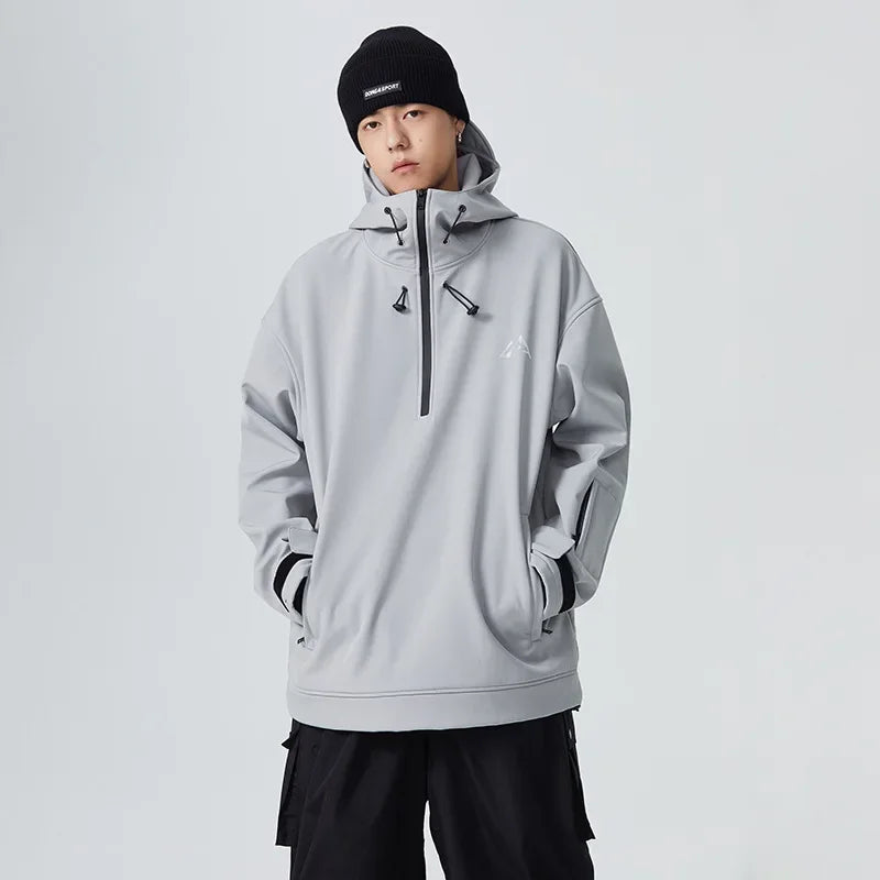 New Couple's Skiing Jackets 2025 Winter Warm Snow Clothes Pro Windproof Woman Ski Sport Hoodies Man Outdoor Snowboard Tracksuit