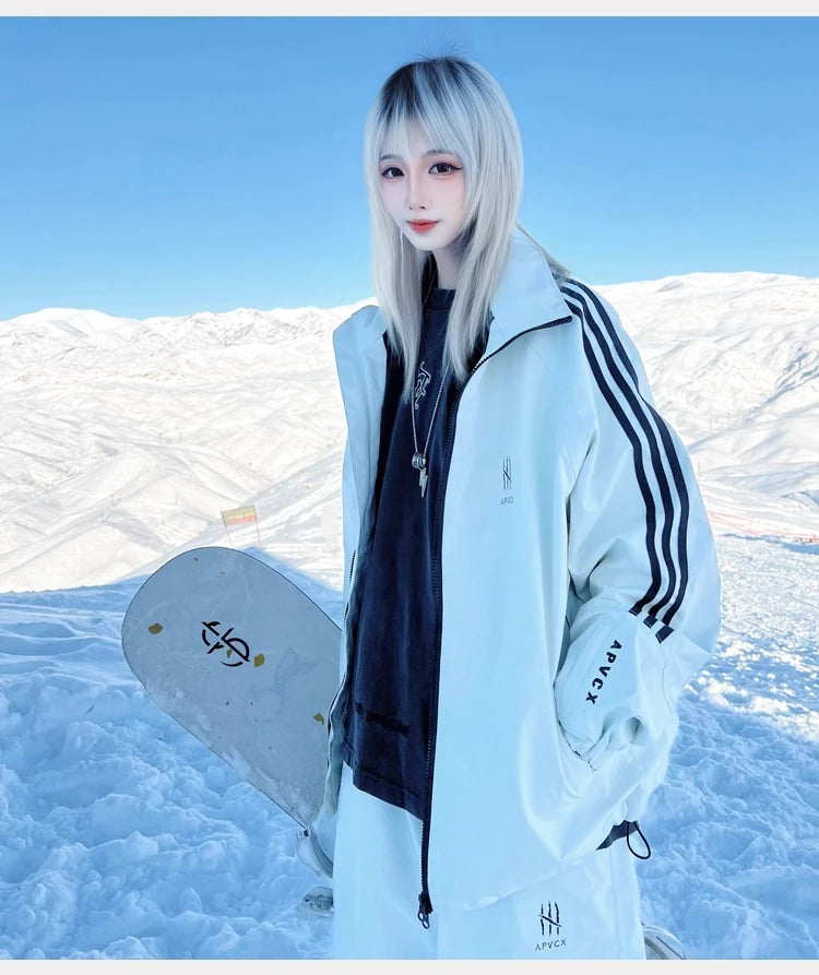 APVCX 2025 Unisex 3L Hard Shell Ski Pants Fully Taped Seam Waterproof & Windproof Unisex Snowboard & Ski Pants for Men Women