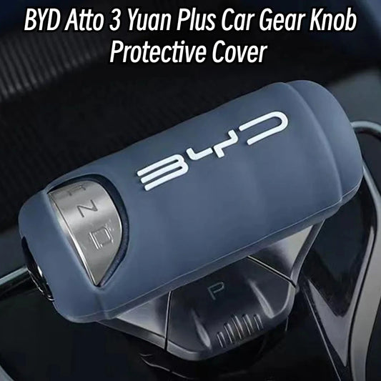 BYD Atto 3 Yuan Plus Car Gear Knob Protective Cover Silica Gel Auto Accessories for BYD Atto3 ATTO 3 2022 2023 2024