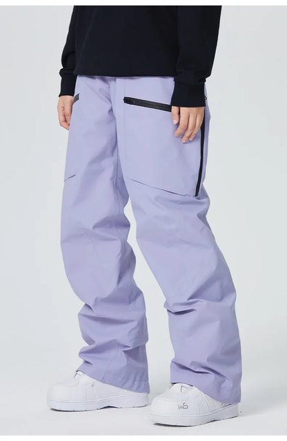 2025 Winter Women Ski Pants Snowfield Windproof Snowboard Sport Trousers Warm Man Loose Overalls New Pro Waterproof Skiing Pants