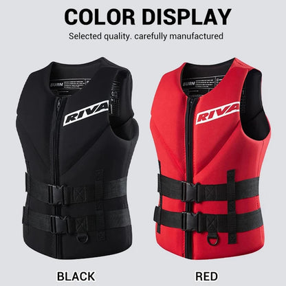 Life Vest Adults Surf Vest Kayak Wakeboard Motorboats Raft Rescue Boat Ski Water Sports Swimming Drifting Rescue Life Jacket