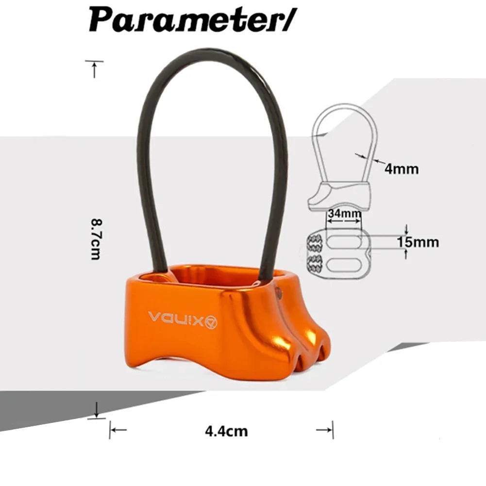 Hiking Descent Device Rock Climbing Camping Tool ATC Belay Rappel 25KN Outdoor for Family Outdoor Camping Accessories