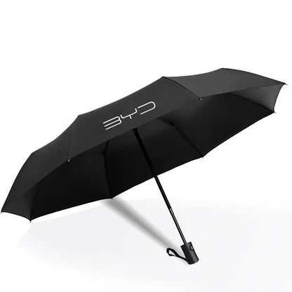 Car Automatic Umbrella Waterproof Windproof Folding Umbrella For BYD Tang F3 E6 Atto 3 Yuan Plus Song Max F0 G3 I3 Ea1 Dmi 2din