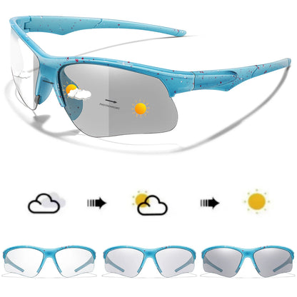LOISRUBY Style Photochromic Sunglasses Men Women Outdoor Mtb Bicycle Cycling Runnging Eyewear Sports Bike Windproof Goggles