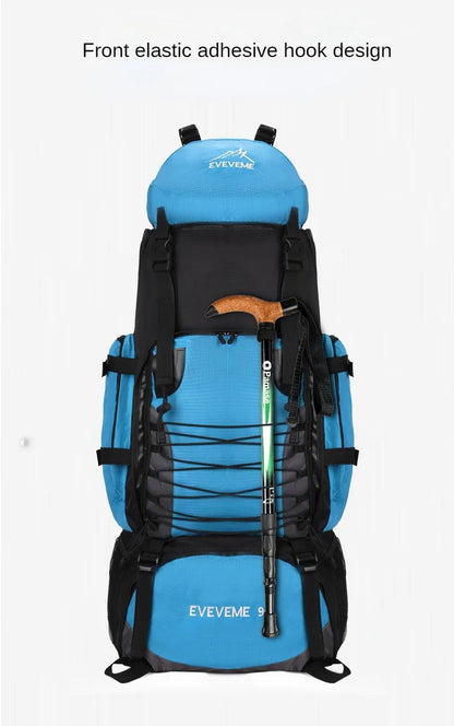 90L Large Capacity Travel Backpack Men Women Camping Hiking Climbing Mountaineering Bags Outdoor Sports Shoulder Rucksack
