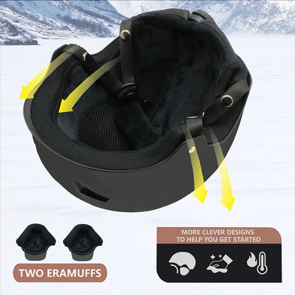 SMITHDRIFT Unisex Ski Helmet Half-covered Skiing Snowboard Winter Sports Helmet Snow Skating Integrally-Molded Helmet  Youth