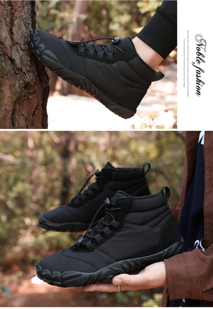 Hiking shoes Pro Non-Slip Waterproof Winter, Winter Barefoot Shoes,  Mens Womens Winter Barefoot