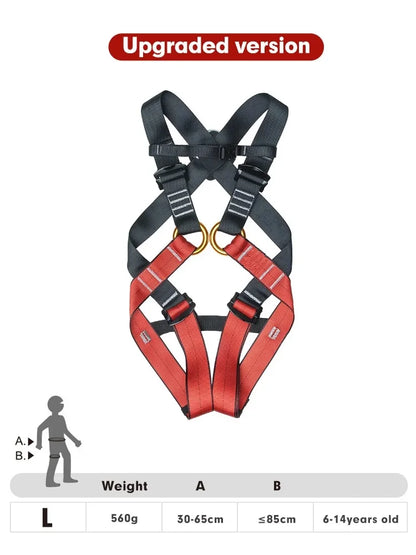 Child Indoor Expansion Full Body Harness Outdoor Rock Climbing Outdoor Protection Children Safety Belt