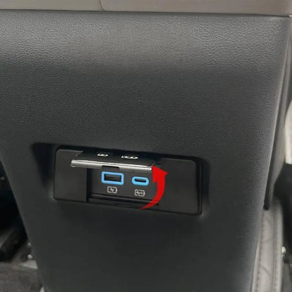 BYD Car Rear Seat USB Charging Protection Cover for BYD Seal 06 GT Charging Port Modification Dustproof Decorative Trim ABS