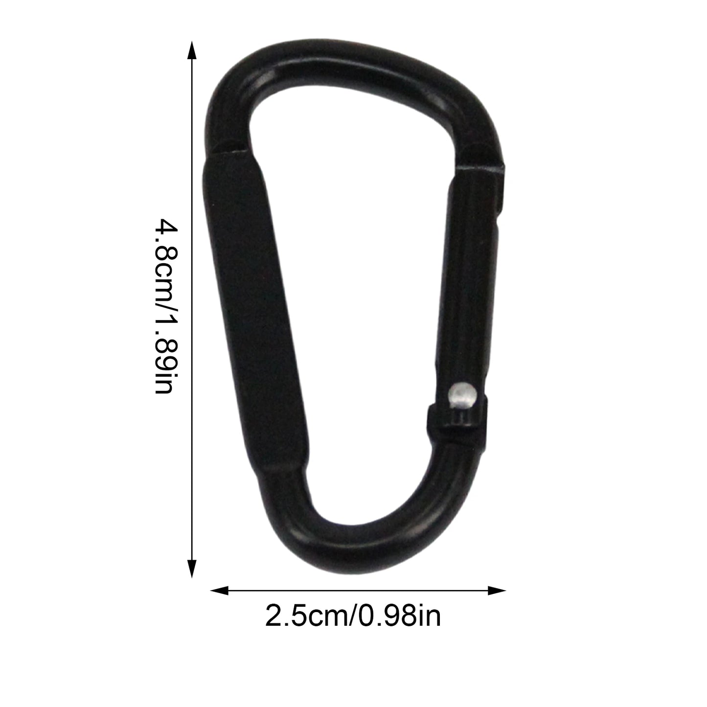 Double Clip Carabiner Outdoor Hook Clip Multi-Use Outdoor S Chain Hooks Portable Backpack Locking Hooks With 360 Degree Swivel