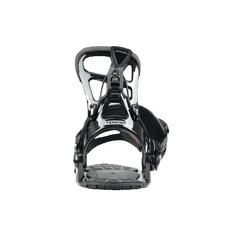 LILKINGS L1 Snowboard Bindings Quick Step-in SP System EVA Shock Absorption Leather Straps for Beginner Intermediate Riders