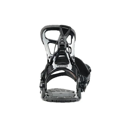 LILKINGS L1 Snowboard Bindings Quick Step-in SP System EVA Shock Absorption Leather Straps for Beginner Intermediate Riders