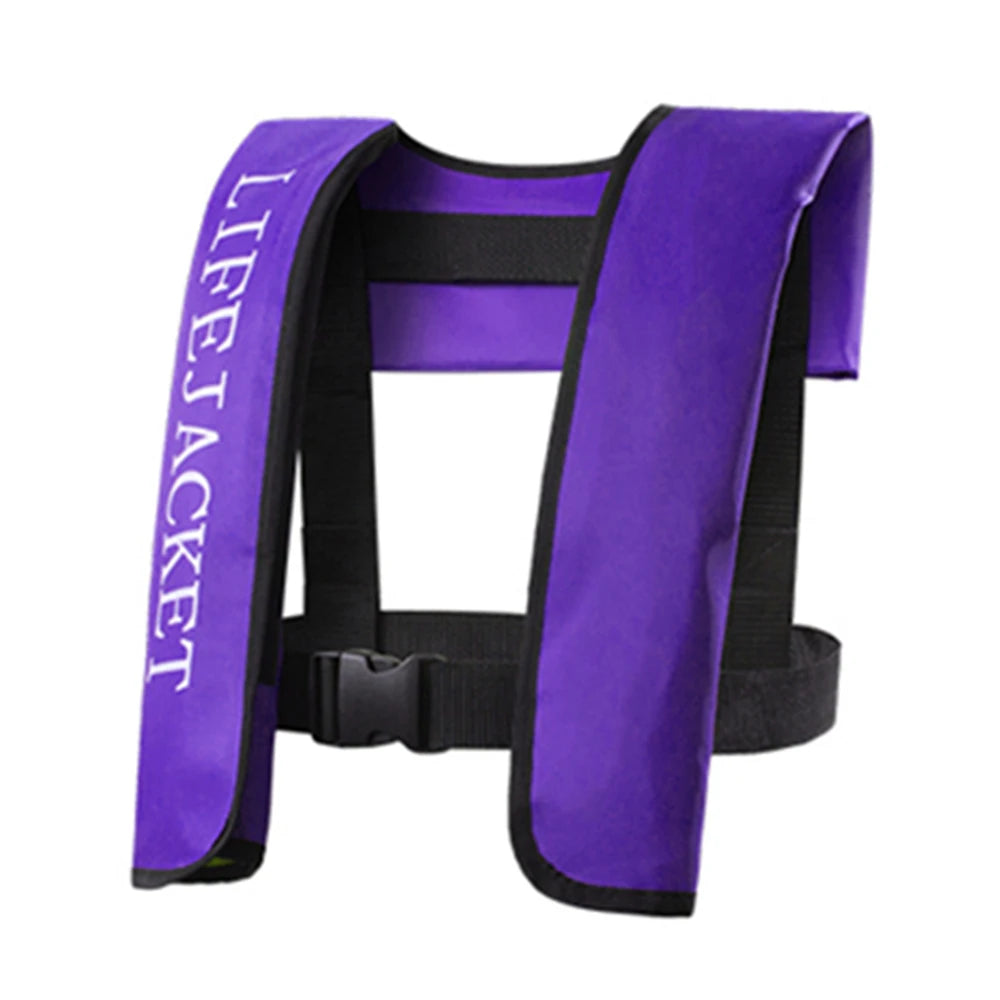 Manual Inflatable Life Jacket Adult Life Vest Water Sports Swimming Fishing Survival Jacket