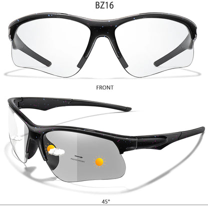 LOISRUBY Style Photochromic Sunglasses Men Women Outdoor Mtb Bicycle Cycling Runnging Eyewear Sports Bike Windproof Goggles