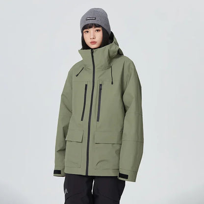 Outdoor Winter Skiing Jacket 2025 Man Snowfield Sport Tops Couple Ski Cold Coat Pro Warm Waterproof Woman Snow Tracksuit Clothes