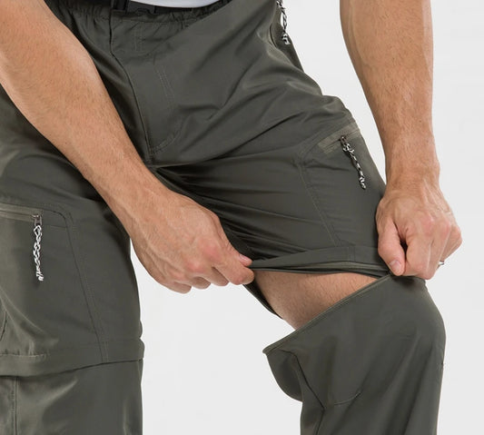 Quick Dry Waterproof Detachable Shorts Cargo Trousers for Men and Women