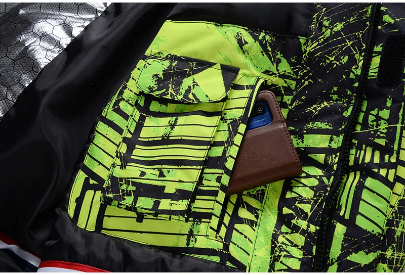 New Men's Snowboarding Ski Jacket Winter Outdoor Warm Windproof Waterproof Breathable Ski Clothes Male Skiing Ski Coat