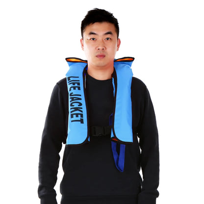 Manual Inflatable Life Jacket Adult Life Vest Water Sports Swimming Fishing Survival Jacket